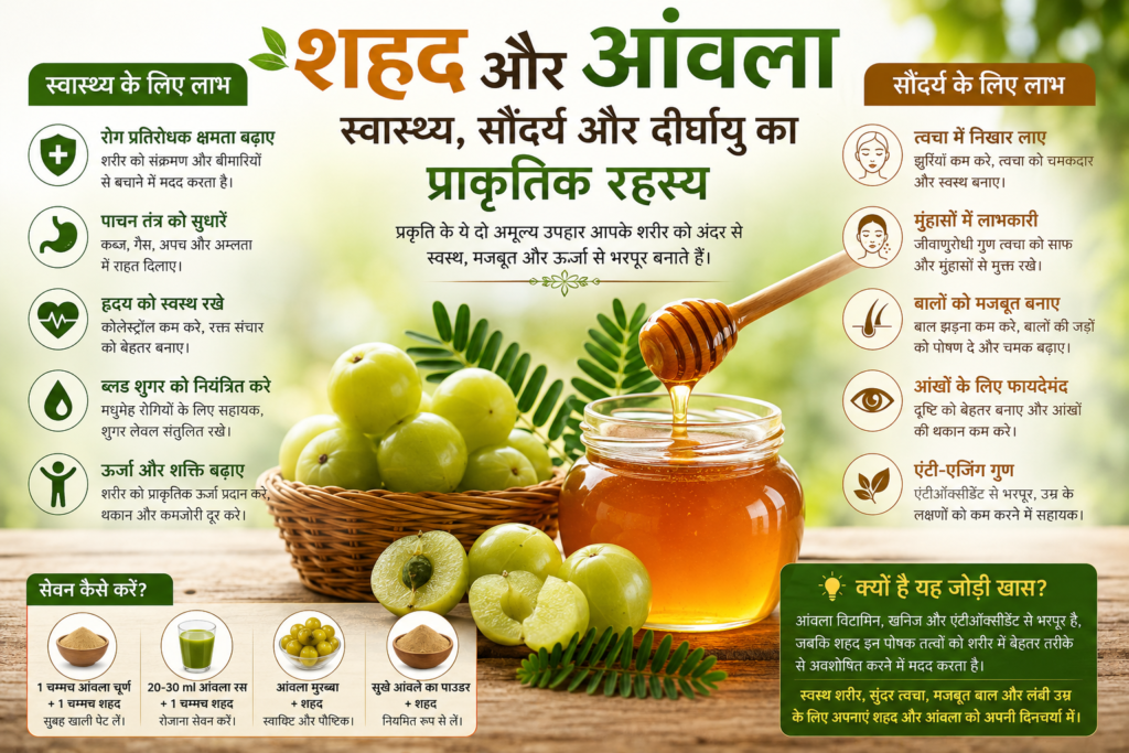 Honey and Amla Benefits